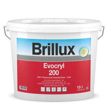 Brillux Acryl-Fassadenfarbe 100, Evocryl 200