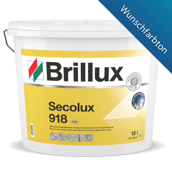 Silicon-Fassadenfarbe Secolux 918 Wunschfarbe