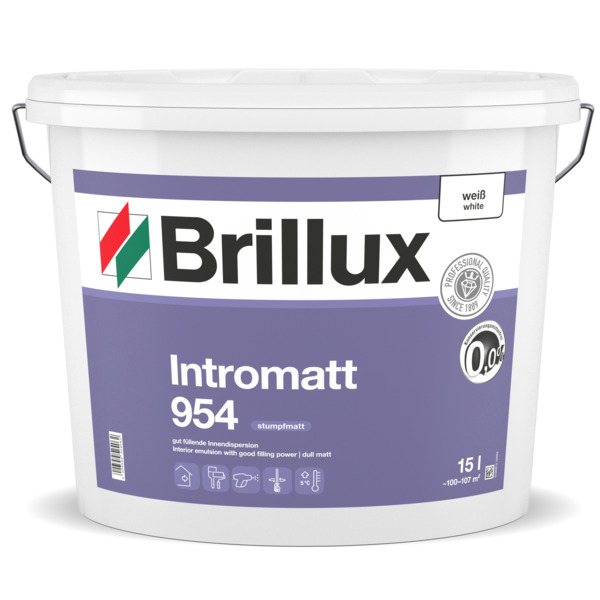 Intromatt 954 weiß + ehem. 956 altweiß (Malerweiß)